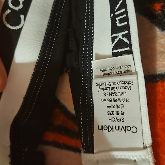 Calvin Klein Triangle Modern Triangle Bralette Bra, Size s - Picture 3 of 4